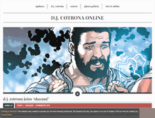 Tablet Screenshot of dj-cotrona.com